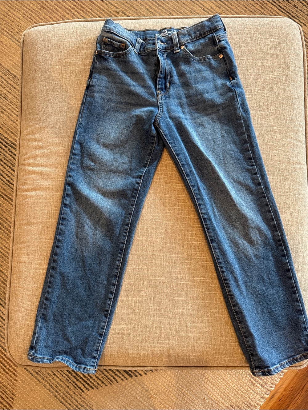 Jordache Dark Blue Straight-Leg Kids Jeans